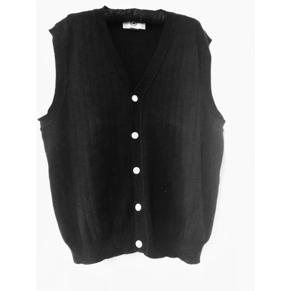 BAYRON NELSON Eleven Straight Men's Black Vest Size L ( 865)